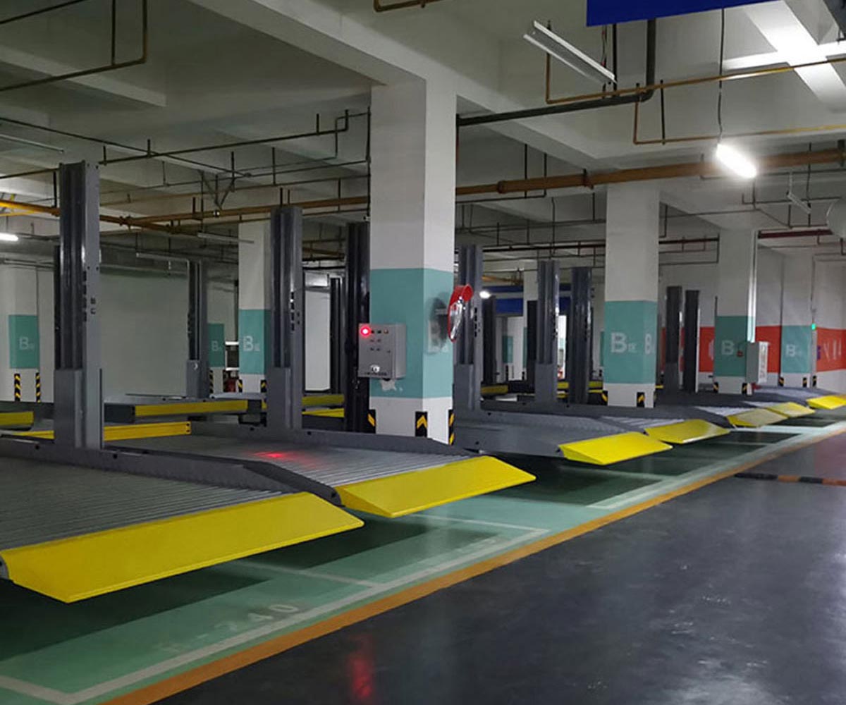 會理二層升降平移停車立體車庫出租