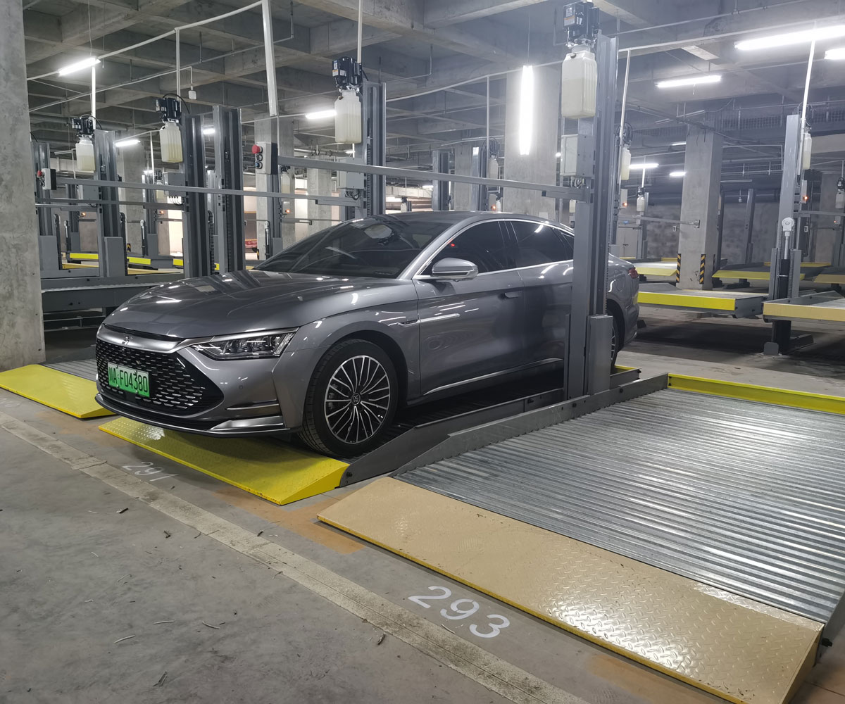 安居四柱簡(jiǎn)易式立體停車位維保
