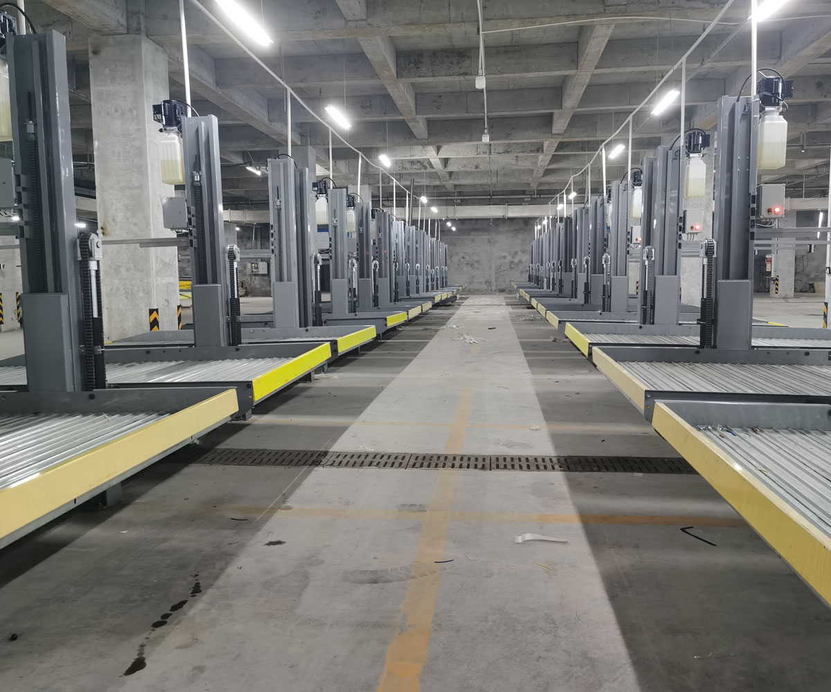 廣漢2層升降式立體停車庫(kù)回收