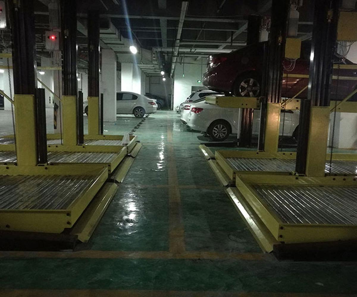 二層升降橫移式機械立體車庫長租