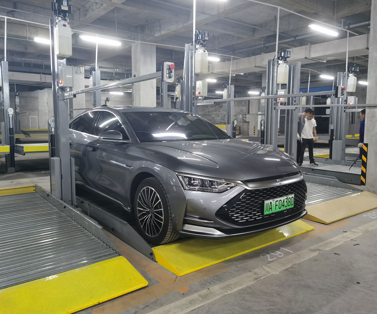 樂山雙層升降平移式機(jī)械停車場安裝