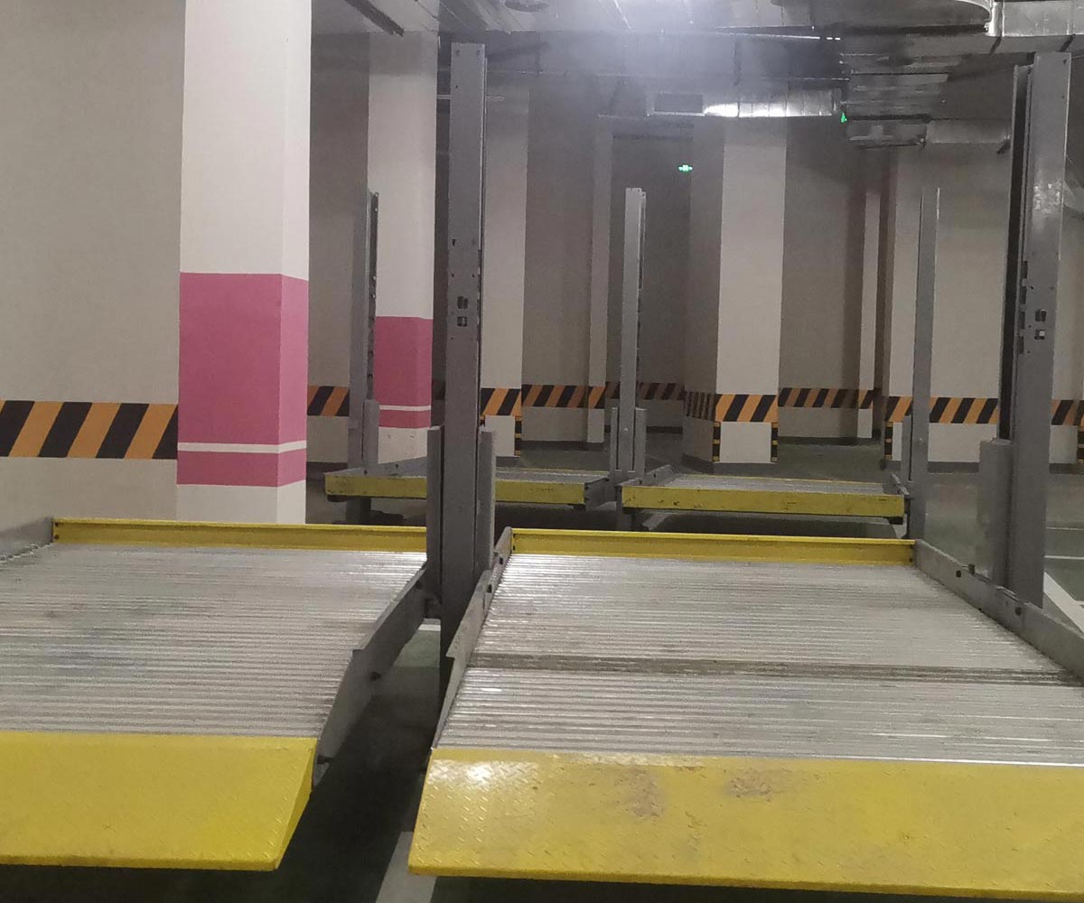 美姑升降橫移停車立體車庫改造