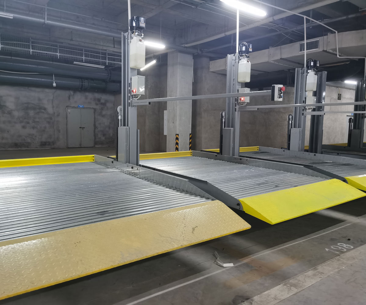 壤塘雙柱簡易式立體車庫停車設(shè)備出租