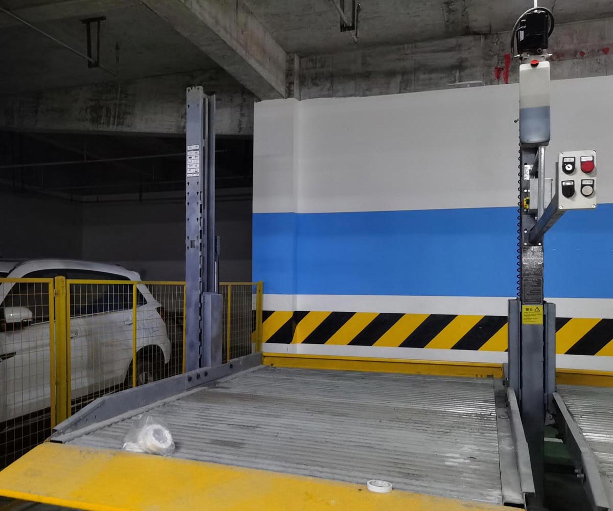 九寨溝兩層簡(jiǎn)易升降立體車位改造