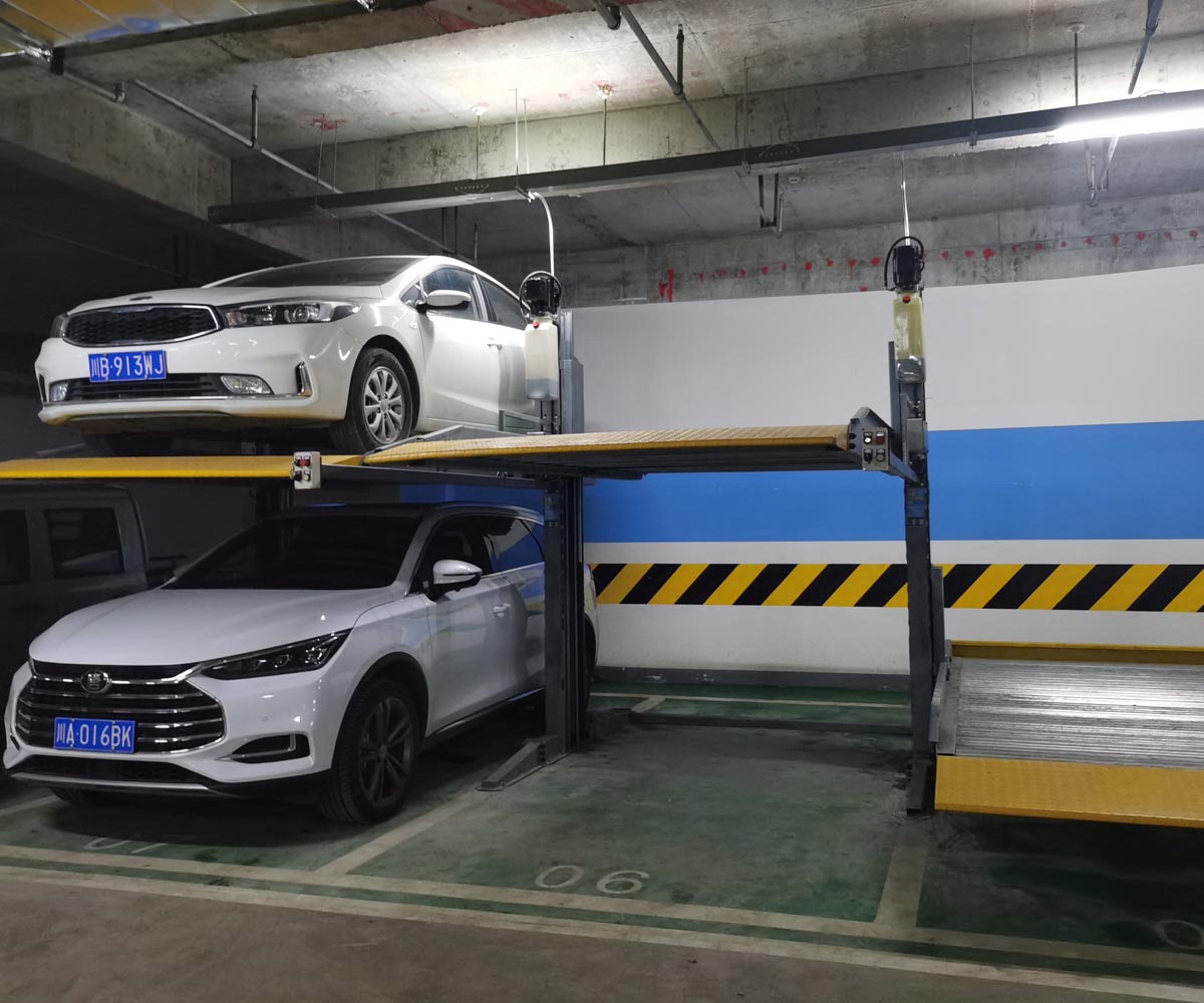 廣漢二層簡(jiǎn)易升降類立體停車庫(kù)