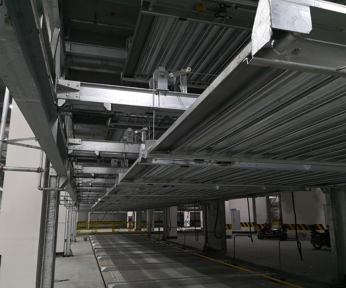 負二正三地坑式PSH5D2五層升降橫移機械式立體停車設(shè)備