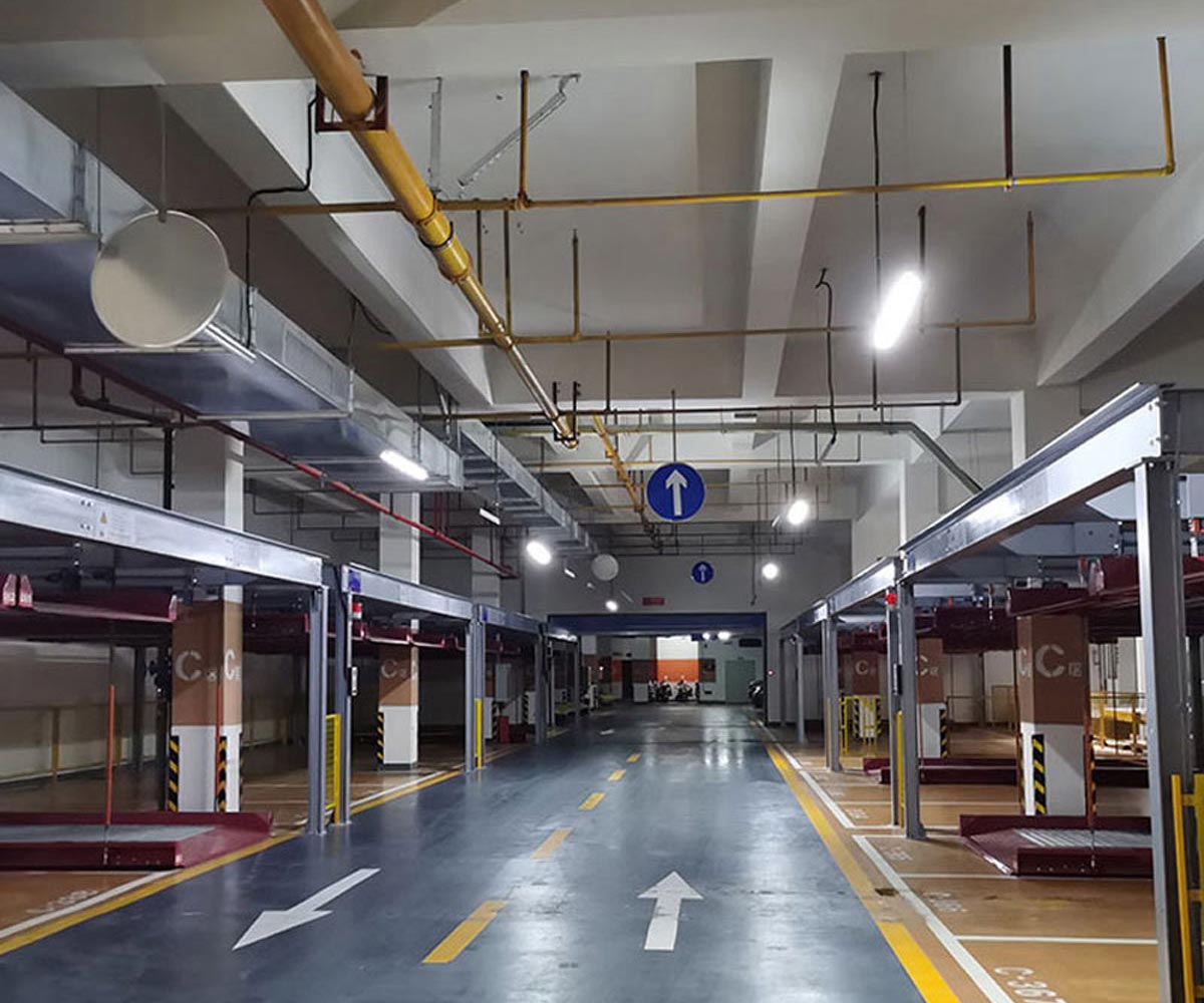 四柱式簡易升降立體停車設(shè)備