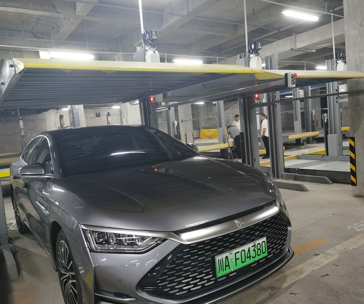 汶川兩柱式簡易升降機(jī)械式立體停車設(shè)備